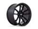 Rotiform BTL Matte Black with Black Cap and Inside Spoke Details 5-Lug Wheel; 21x10.5; 45mm Offset (87-90 Dakota)