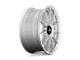 Rotiform DTM Silver 5-Lug Wheel; 17x8; 40mm Offset (87-90 Dakota)