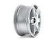 Rotiform SIX Gloss Silver 5-Lug Wheel; 18x8.5; 35mm Offset (87-90 Dakota)