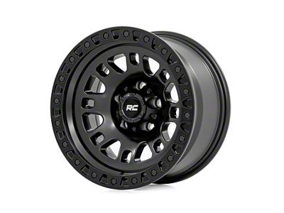 Rough Country 82 Series Semi Gloss Black 8-Lug Wheel; 18x9; -12mm Offset (01-06 Sierra 2500 HD)