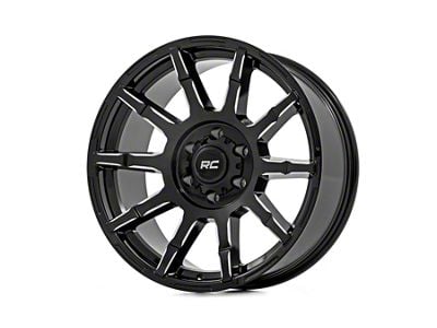 Rough Country 83 Series Gloss Black 8-Lug Wheel; 20x9; -12mm Offset (01-06 Sierra 2500 HD)