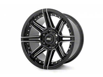 Rough Country 88 Series Gloss Black 8-Lug Wheel; 22x10; -19mm Offset (01-06 Sierra 2500 HD)