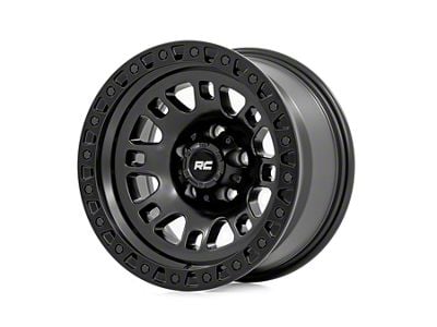 Rough Country 82 Series Semi Gloss Black 8-Lug Wheel; 18x9; -12mm Offset (01-06 Sierra 3500 HD SRW)