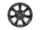 Rough Country 93 Series Matte Black Milled 8-Lug Wheel; 20x10; -18mm Offset (03-09 RAM 2500)
