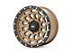 Rough Country 87 Series Simulated Beadlock Bronze 6-Lug Wheel; 17x8.5; 0mm Offset (04-08 F-150)