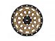 Rough Country 87 Series Simulated Beadlock Bronze 6-Lug Wheel; 17x8.5; 0mm Offset (04-08 F-150)