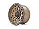 Rough Country 87 Series Simulated Beadlock Bronze 6-Lug Wheel; 17x8.5; 0mm Offset (04-08 F-150)