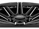 Rough Country 88 Series Gloss Black Milled 6-Lug Wheel; 17x9; -12mm Offset (04-08 F-150)