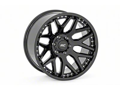 Rough Country 95 Series Gloss Black 6-Lug Wheel; 20x10; -19mm Offset (04-08 F-150)