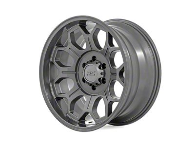 Rough Country 77 Series Gunmetal Gray 6-Lug Wheel; 20x10; -25mm Offset (07-13 Sierra 1500)