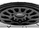 Rough Country 87 Series Simulated Beadlock Black Machined 6-Lug Wheel; 17x8.5; 0mm Offset (07-13 Sierra 1500)