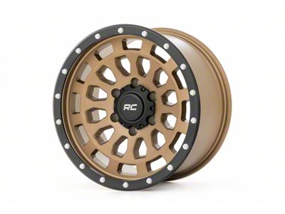 Rough Country 87 Series Simulated Beadlock Bronze 6-Lug Wheel; 17x8.5; 0mm Offset (07-13 Sierra 1500)