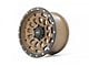 Rough Country 87 Series Simulated Beadlock Bronze 6-Lug Wheel; 17x8.5; 0mm Offset (07-13 Sierra 1500)