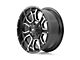 Rough Country 93 Series Matte Black Milled 8-Lug Wheel; 20x10; -18mm Offset (11-14 Sierra 2500 HD)