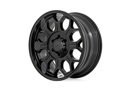 Rough Country 77 Series Semi Gloss Black 6-Lug Wheel; 20x10; -25mm Offset (07-13 Silverado 1500)