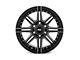 Rough Country 88 Series Gloss Black Milled 6-Lug Wheel; 22x10; -25mm Offset (07-13 Silverado 1500)