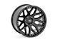 Rough Country 95 Series Gloss Black 6-Lug Wheel; 20x10; -18mm Offset (07-13 Silverado 1500)