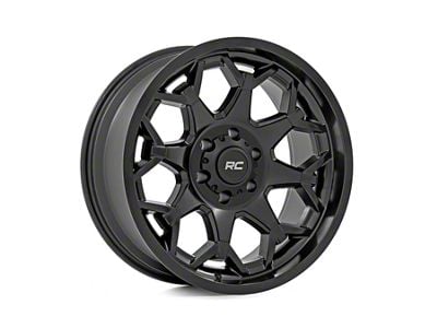 Rough Country 80 Series Semi Gloss Black 8-Lug Wheel; 20x9; 0mm Offset (11-14 Silverado 2500 HD)