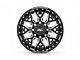 Rough Country 86 Series Gloss Black Milled 8-Lug Wheel; 20x10; -19mm Offset (11-14 Silverado 3500 HD SRW)