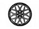 Rough Country 95 Series Gloss Black Machined 8-Lug Wheel; 22x10; -19mm Offset (11-14 Silverado 3500 HD SRW)