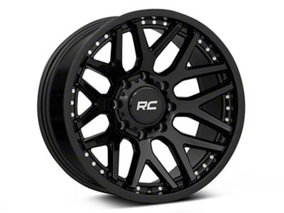 Rough Country 95 Series Gloss Black 8-Lug Wheel; 20x10; -19mm Offset (11-14 Silverado 3500 HD SRW)