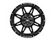 Rough Country 94 Series Matte Black Milled 6-Lug Wheel; 20x10; -18mm Offset (07-14 Tahoe)