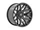 Rough Country 95 Series Gloss Black Machined 6-Lug Wheel; 22x10; -25mm Offset (07-14 Yukon)