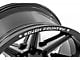 Rough Country 91M Series Gloss Black Machined 8-Lug Wheel; 22x12; -44mm Offset (11-16 F-350 Super Duty SRW)