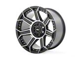 Rough Country 89 Series Black Machined Gun Metal 6-Lug Wheel; 20x10; -18mm Offset (14-18 Sierra 1500)