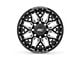 Rough Country 86 Series Gloss Black Milled 6-Lug Wheel; 20x10; -25mm Offset (14-18 Silverado 1500)
