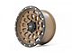 Rough Country 87 Series Simulated Beadlock Bronze 6-Lug Wheel; 17x8.5; 0mm Offset (15-20 F-150)