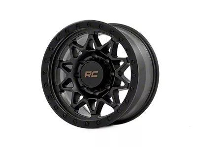 Rough Country 78 Series Black 8-Lug Wheel; 18x9; 0mm Offset (15-19 Sierra 3500 HD SRW)