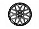 Rough Country 95 Series Gloss Black Machined 8-Lug Wheel; 22x10; -19mm Offset (15-19 Silverado 3500 HD SRW)