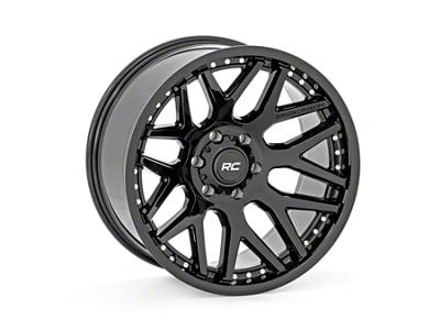 Rough Country 95 Series Matte Black 6-Lug Wheel; 22x10; -25mm Offset (15-20 Tahoe)