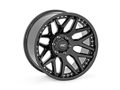 Rough Country 95 Series Gloss Black 6-Lug Wheel; 20x10; -18mm Offset (15-20 Yukon)