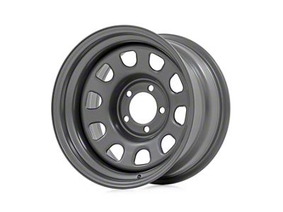 Rough Country Steel Gray 6-Lug Wheel; 17x9; -12mm Offset (19-23 Ranger)