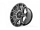 Rough Country 89 Series Black Machined Gun Metal 6-Lug Wheel; 20x10; -25mm Offset (24-25 Ranger)