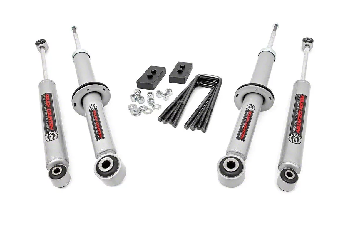 Rough Country F-150 2-Inch Leveling Lift Kit with Premium N3