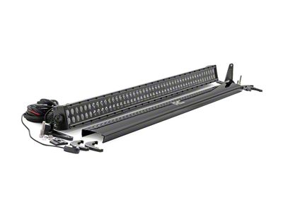 Rough Country 50-Inch Black Series Dual Row LED Light Bar; Flood/Spot Combo Beam (Universal; Some Adaptation May Be Required)