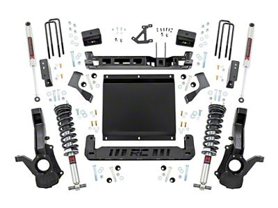 Rough Country 4-Inch Suspension Lift Kit with M1 Struts and Rear M1 Monotube Shocks (23-25 4WD Canyon)