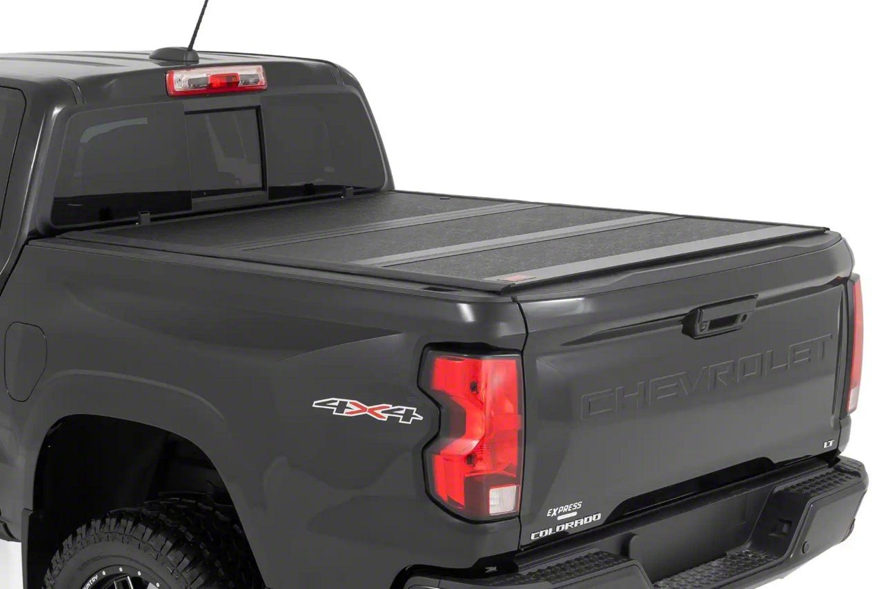 Rough Country Canyon Hard Low Profile Tri-Fold Tonneau Cover 47120500A ...