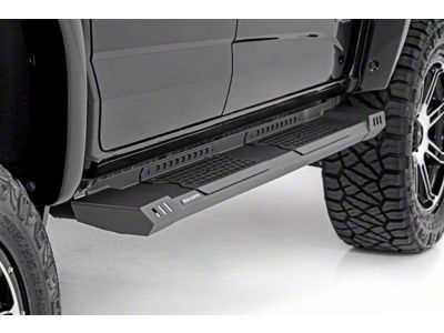 Rough Country HD2 Running Boards; Black (15-22 Colorado Crew Cab)