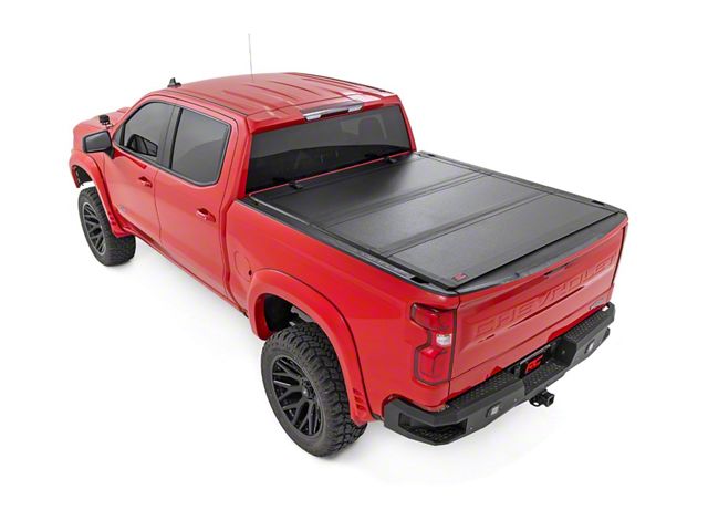 Rough Country Hard Tri-Fold Flip-Up Tonneau Cover (15-22 Colorado w/ 5-Foot Short Box)