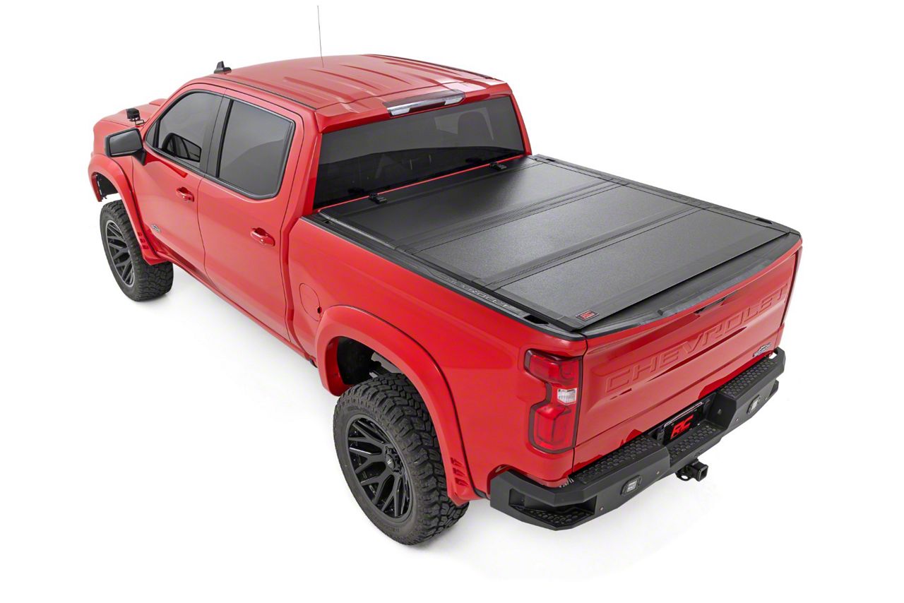 Rough Country Colorado Hard Tri-Fold Flip-Up Tonneau Cover 49120600 (15 ...