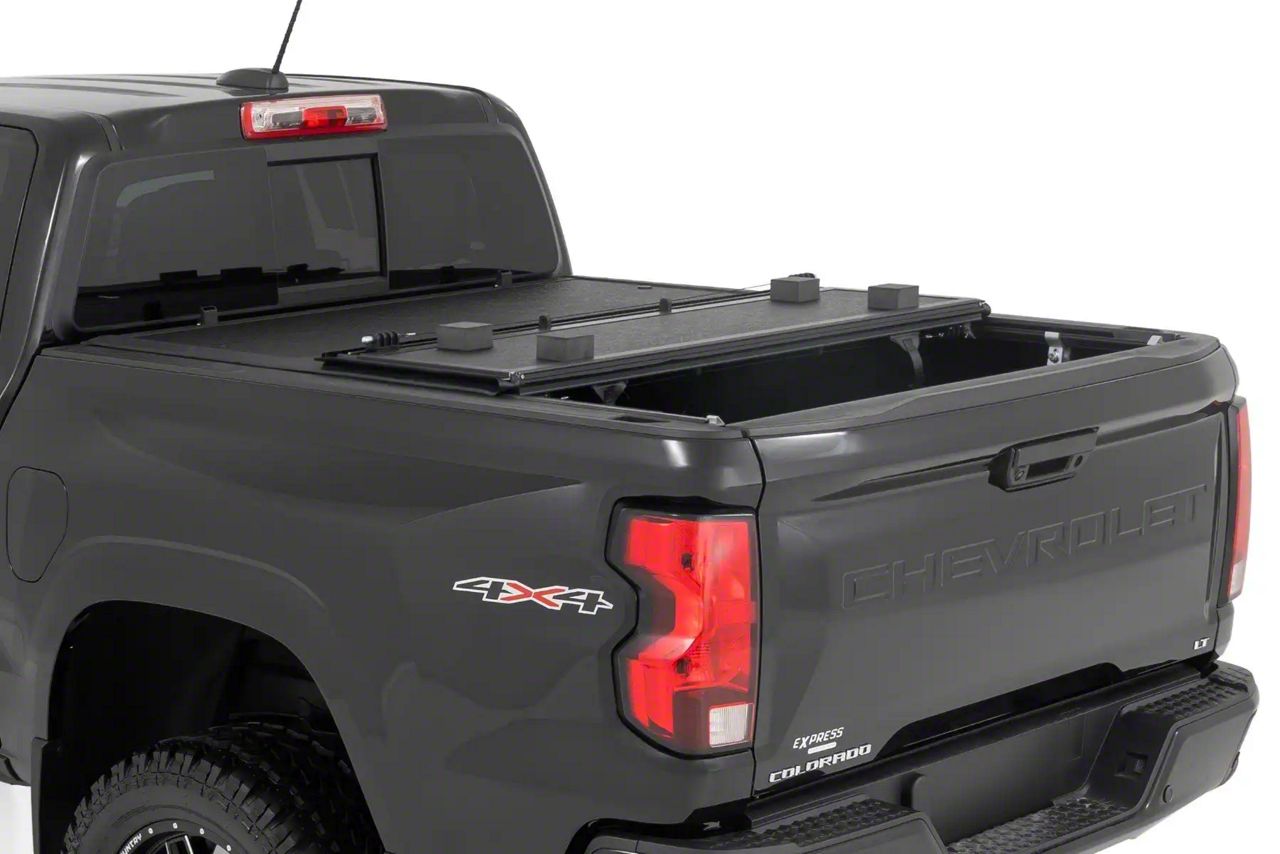 Rough Country Colorado Hard Low Profile Tri-Fold Tonneau Cover ...