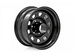 Rough Country Steel Gloss Black 5-Lug Wheel; 16x8; -6mm Offset (87-90 Dakota)