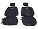 Rough Country Neoprene Front Seat Covers; Black (15-24 F-150)