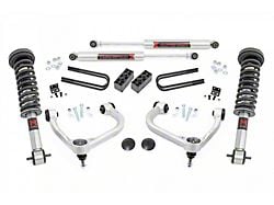 Rough Country 3-Inch Suspension Lift Kit with Front M1 Struts and Rear M1 Shocks (21-25 4WD F-150 SuperCab, SuperCrew w/o CCD System, Excluding PowerBoost & Raptor)