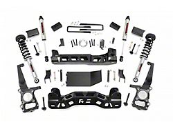 Rough Country 4-Inch Suspension Lift Kit with Lifted Struts and V2 Monotube Shocks (09-10 4WD F-150)