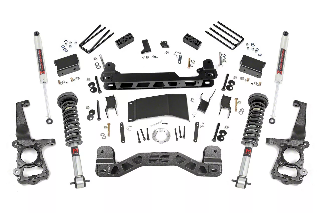 Rough Country F Inch Suspension Lift Kit With M Monotube Struts